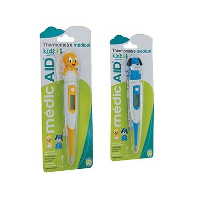 Thermomètre kids poussin et chien MédicAID