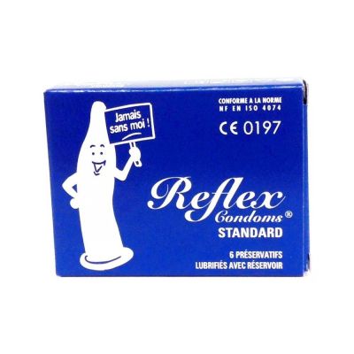 Reflex standard, Boîte de 6 préservatifs Polidis