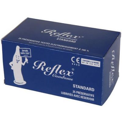 Reflex standard, Boîte de 25 préservatifs Polidis